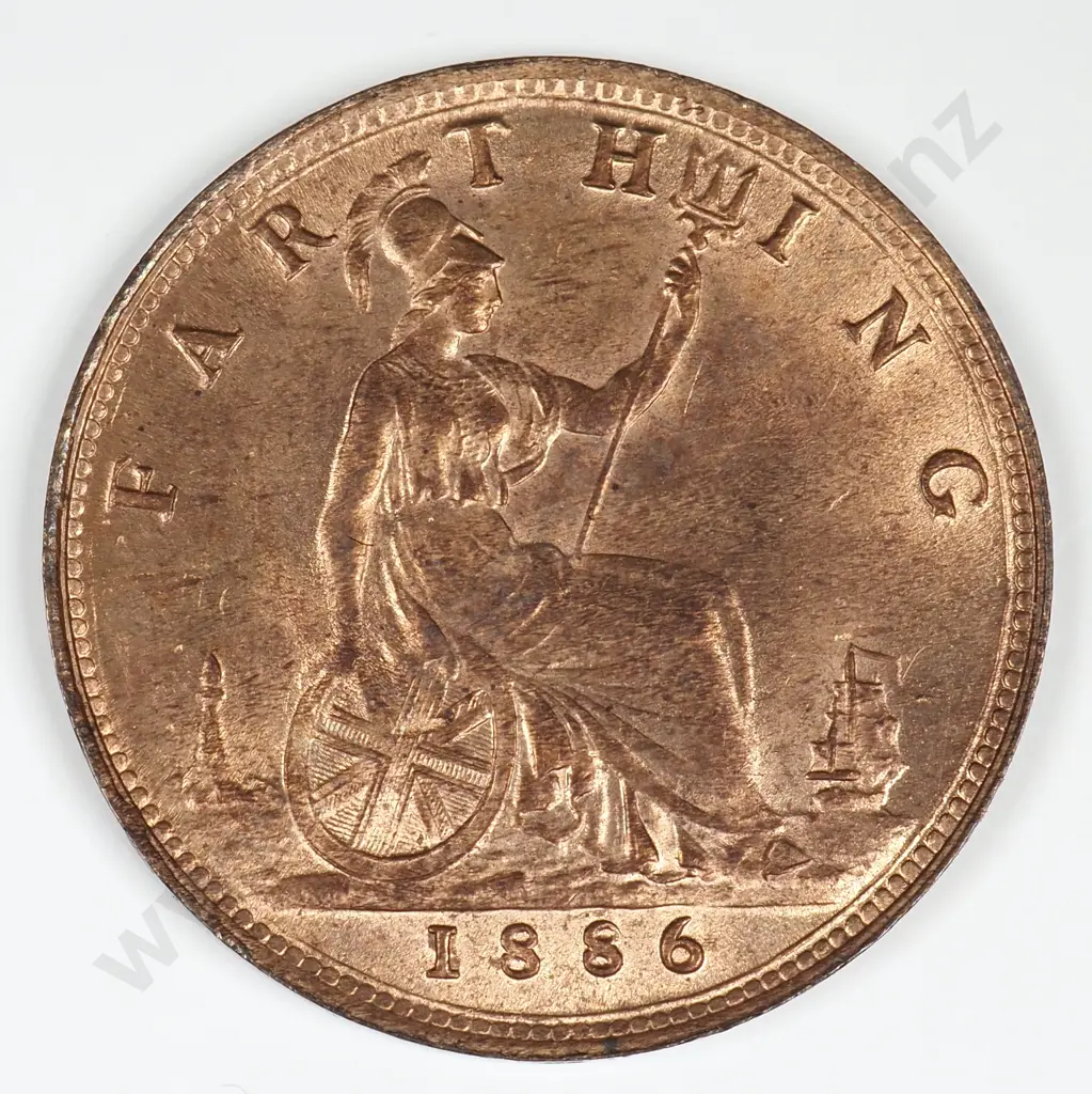 Farthing: 1886 - Uncirculated Image 1++