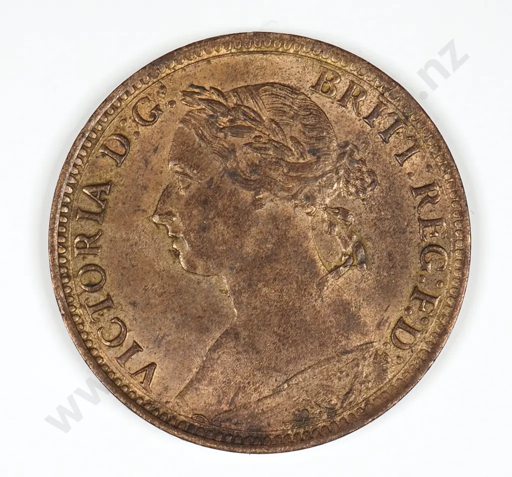 Farthing: 1887 - Almost Uncirculated Image 1++