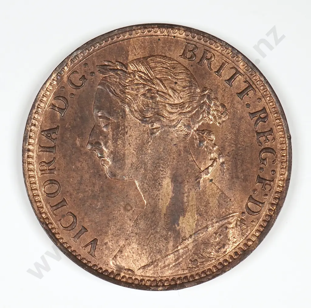 Farthing: 1888 - Almost Uncirculated Image 1++