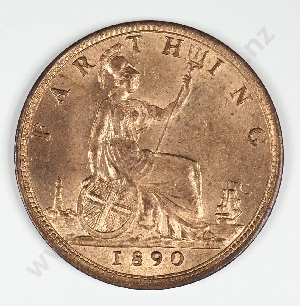 Farthing: 1890 - Uncirculated Image 1++