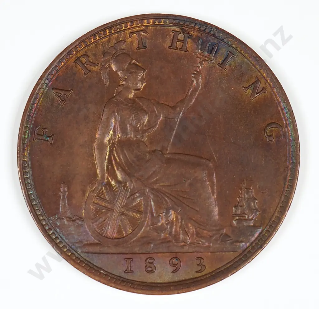 Farthing: 1893 - Almost Uncirculated Image 1++