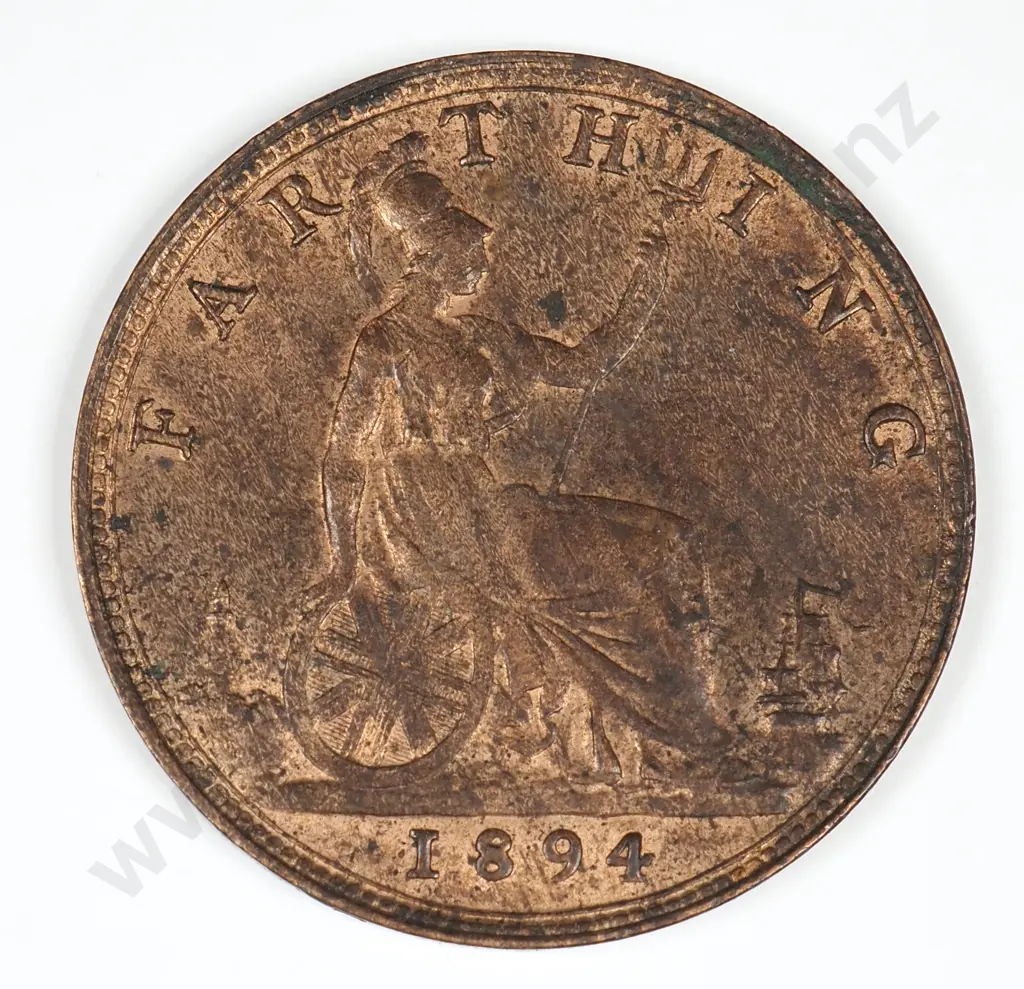 Farthing: 1894 - Extremely Fine Image 1++