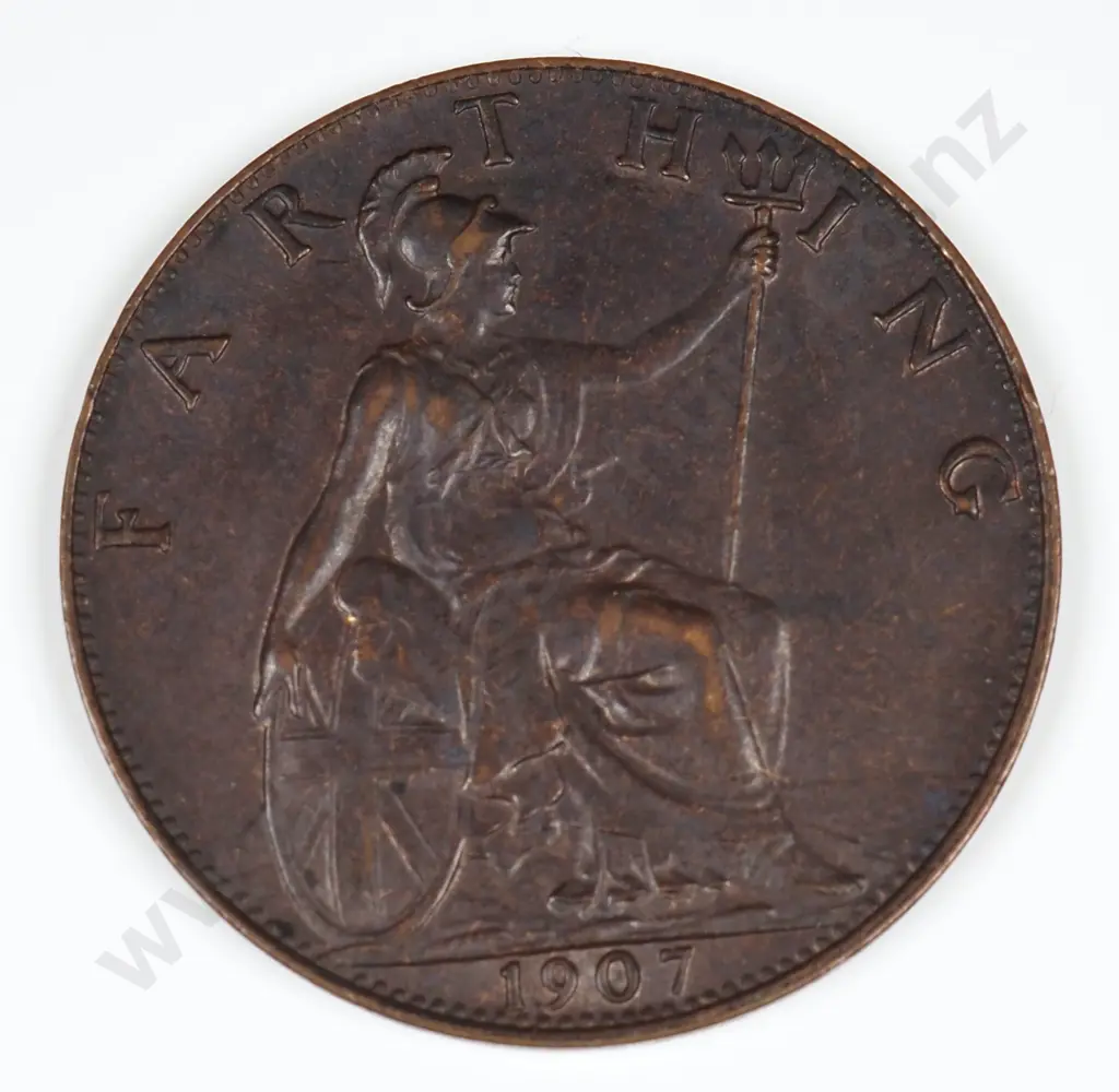 Farthing: 1907 - Extremely Fine Image 1++