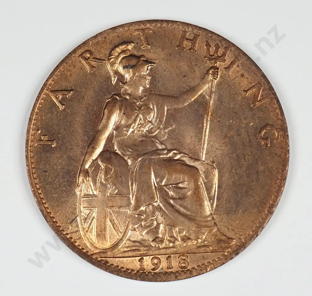 Farthing: 1918 - Almost Uncirculated Image 1++