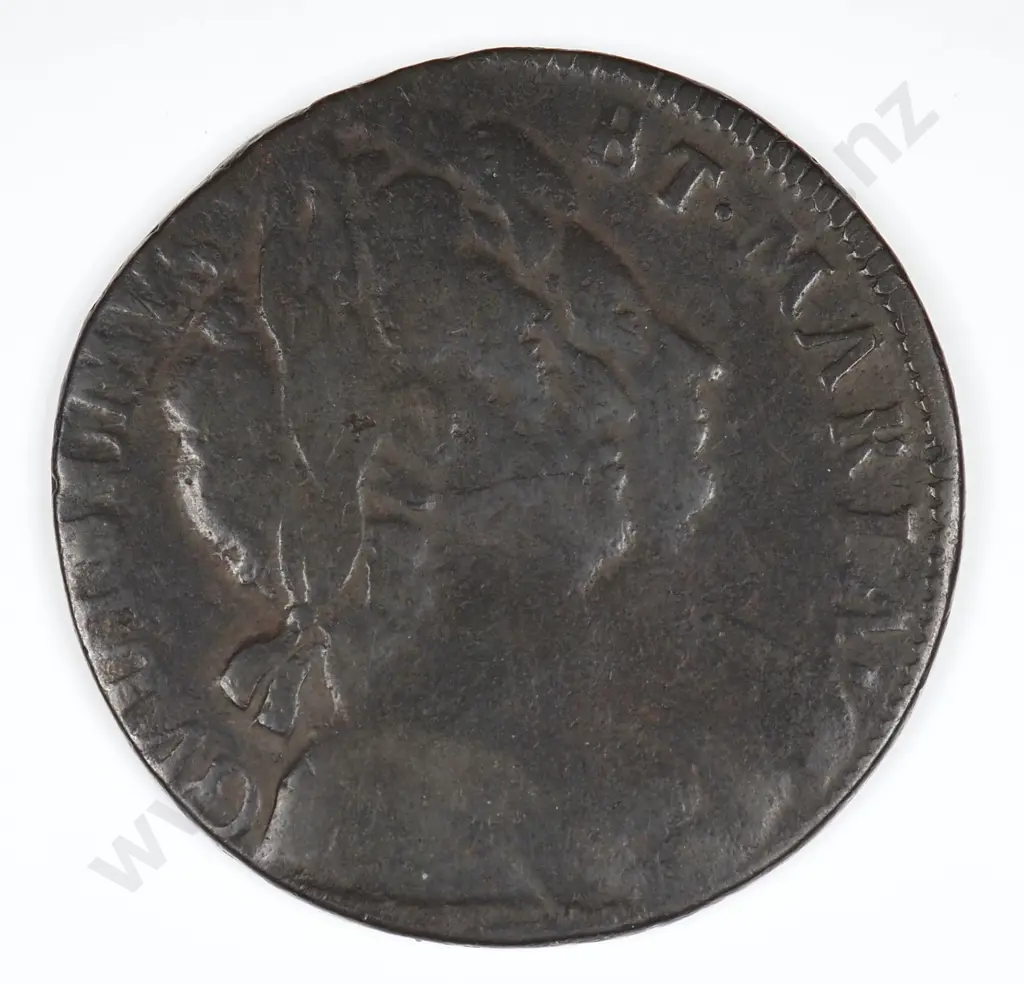 Halfpenny: 1694 ( MARIA - A's Not Crossed Error ) - Very Good Image 1++