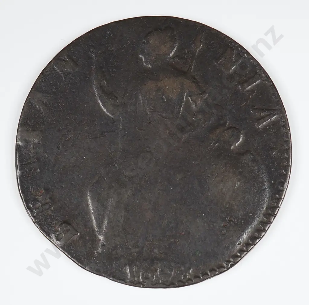 Halfpenny: 1694 ( MARIA - A's Not Crossed Error ) - Very Good Image 1++