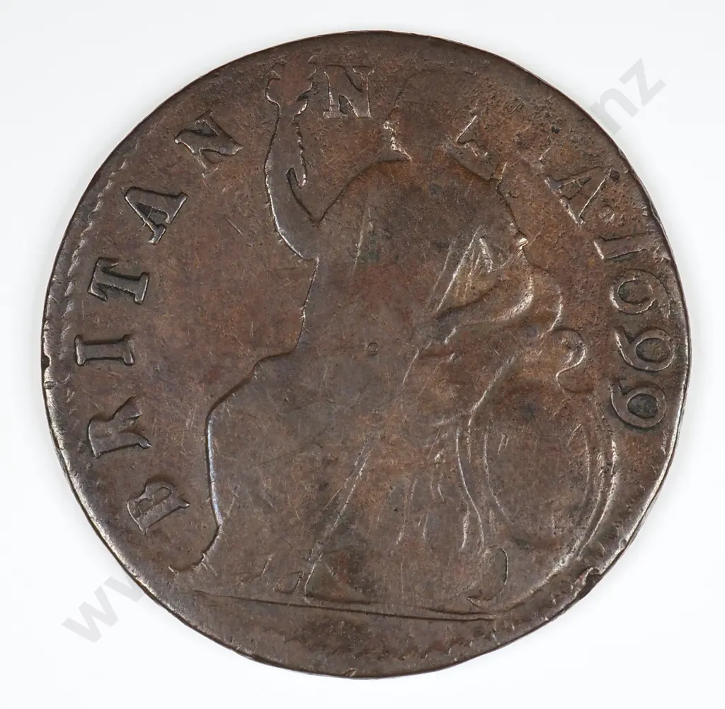 Halfpenny: 1699 - Fine Image 1++