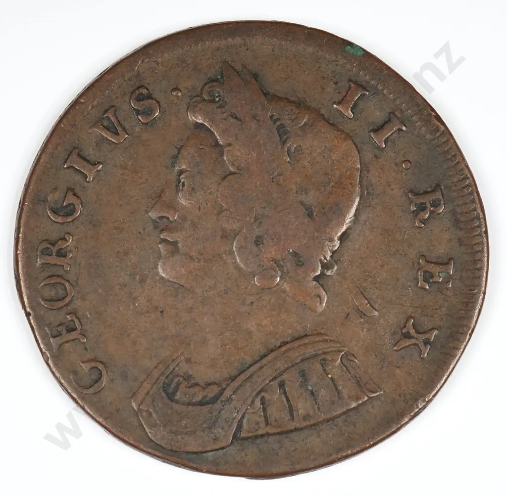 Halfpenny: 1729 - Fine Image 1++