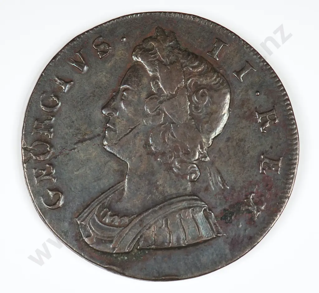 Halfpenny: 1731 - Very Fine Image 1++