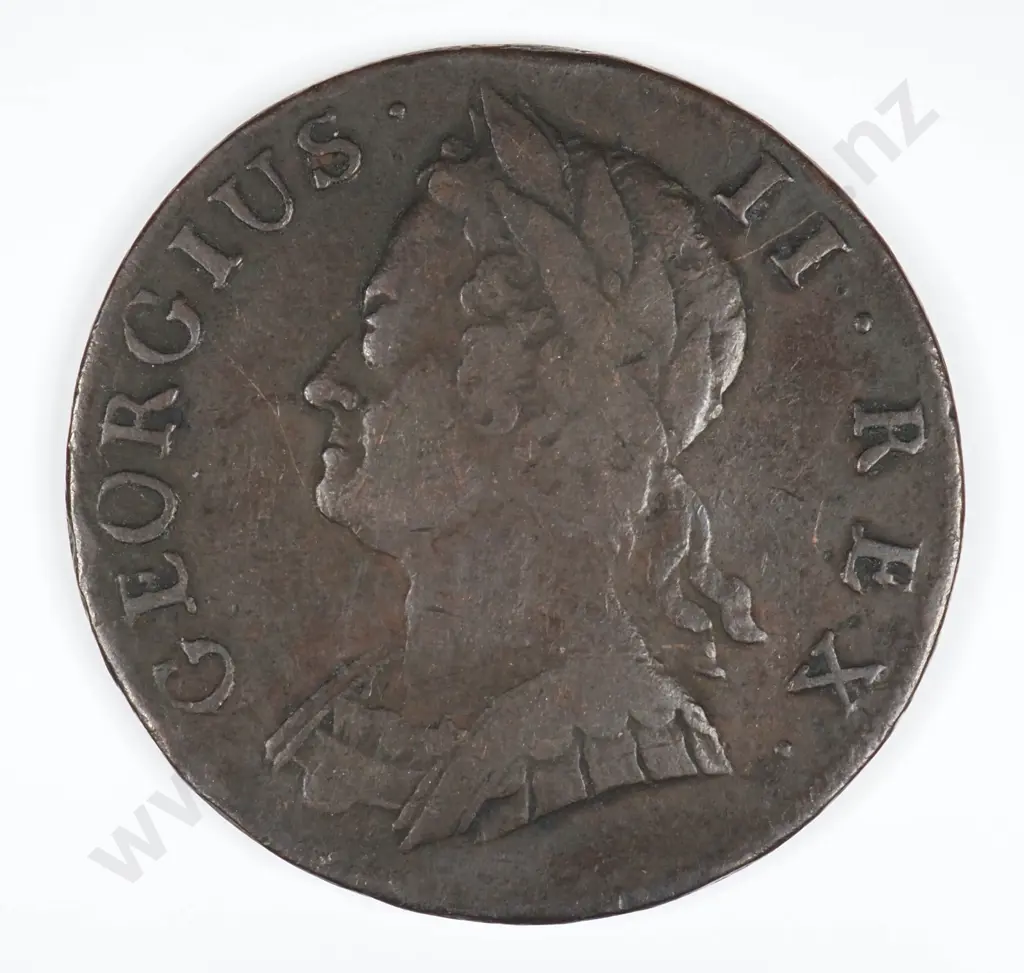 Halfpenny: 1740 - Very Fine Image 1++