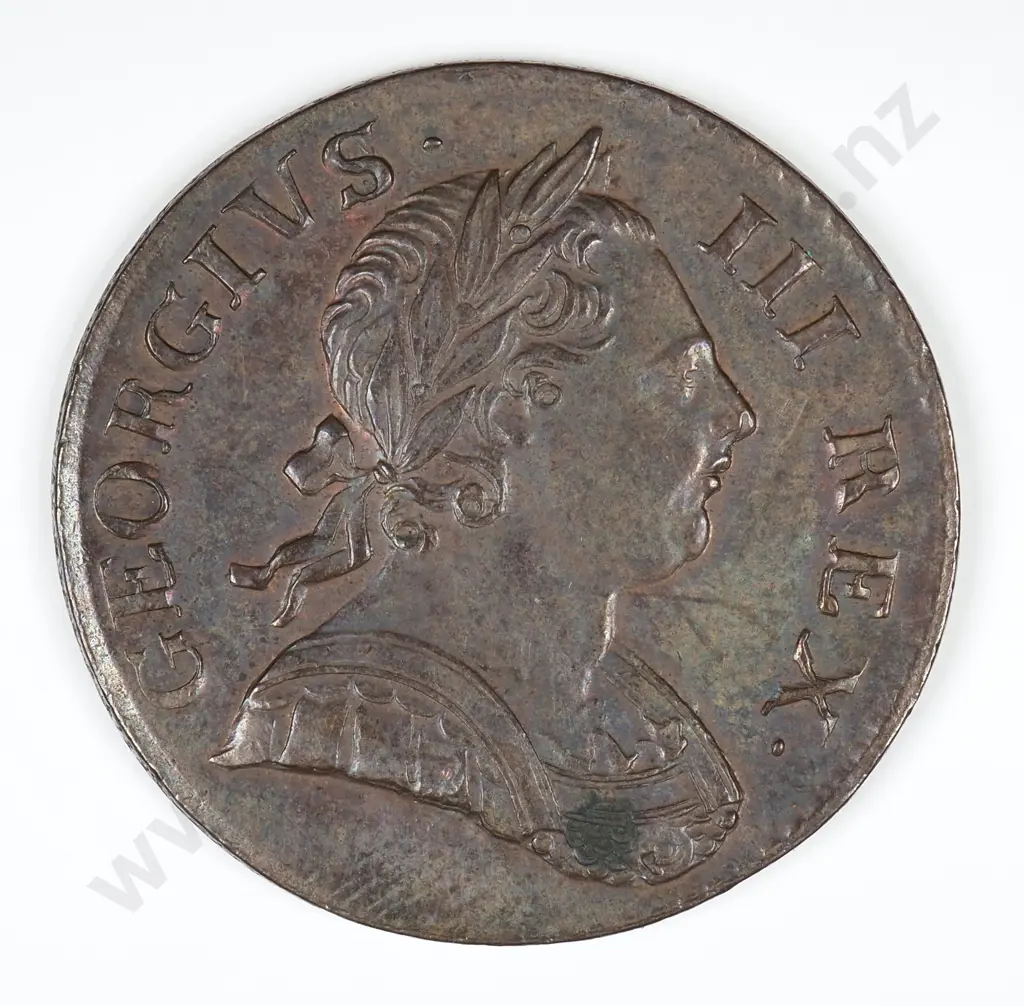 Halfpenny: 1771 - Extremely Fine Image 1++