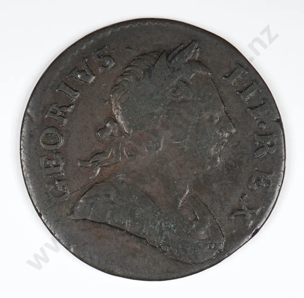 Halfpenny: 1772 - Very Fine Image 1++