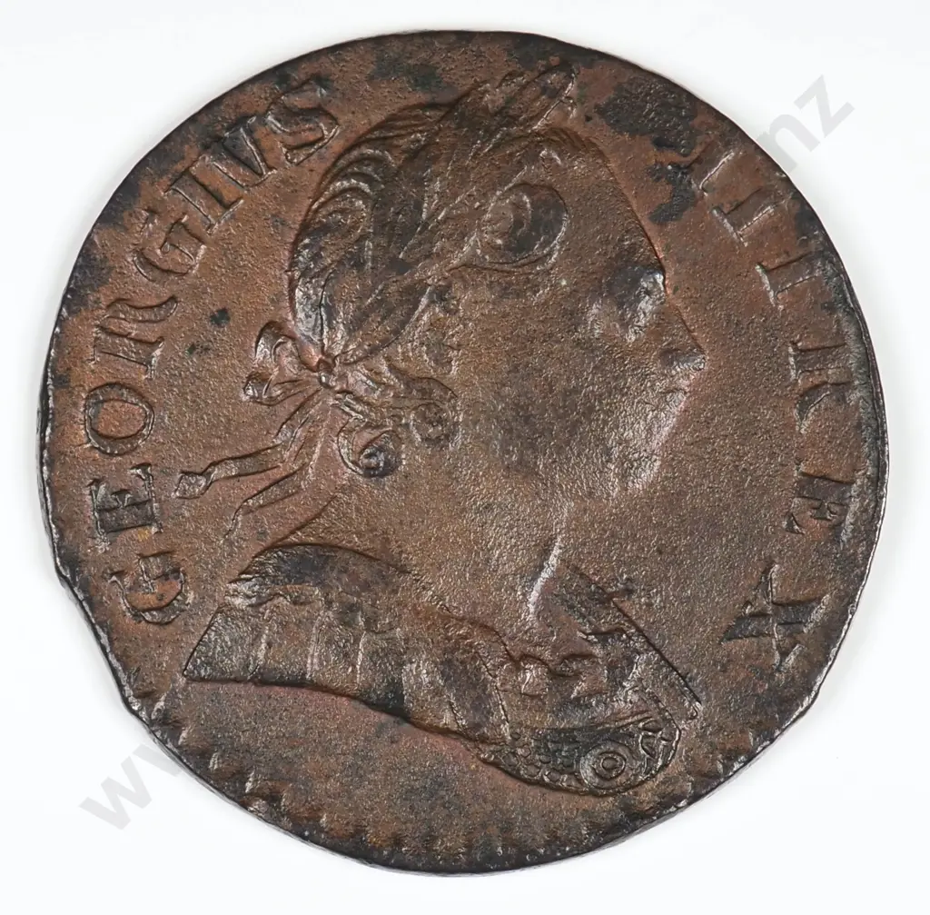 Halfpenny: 1773 - Extremely Fine Image 1++