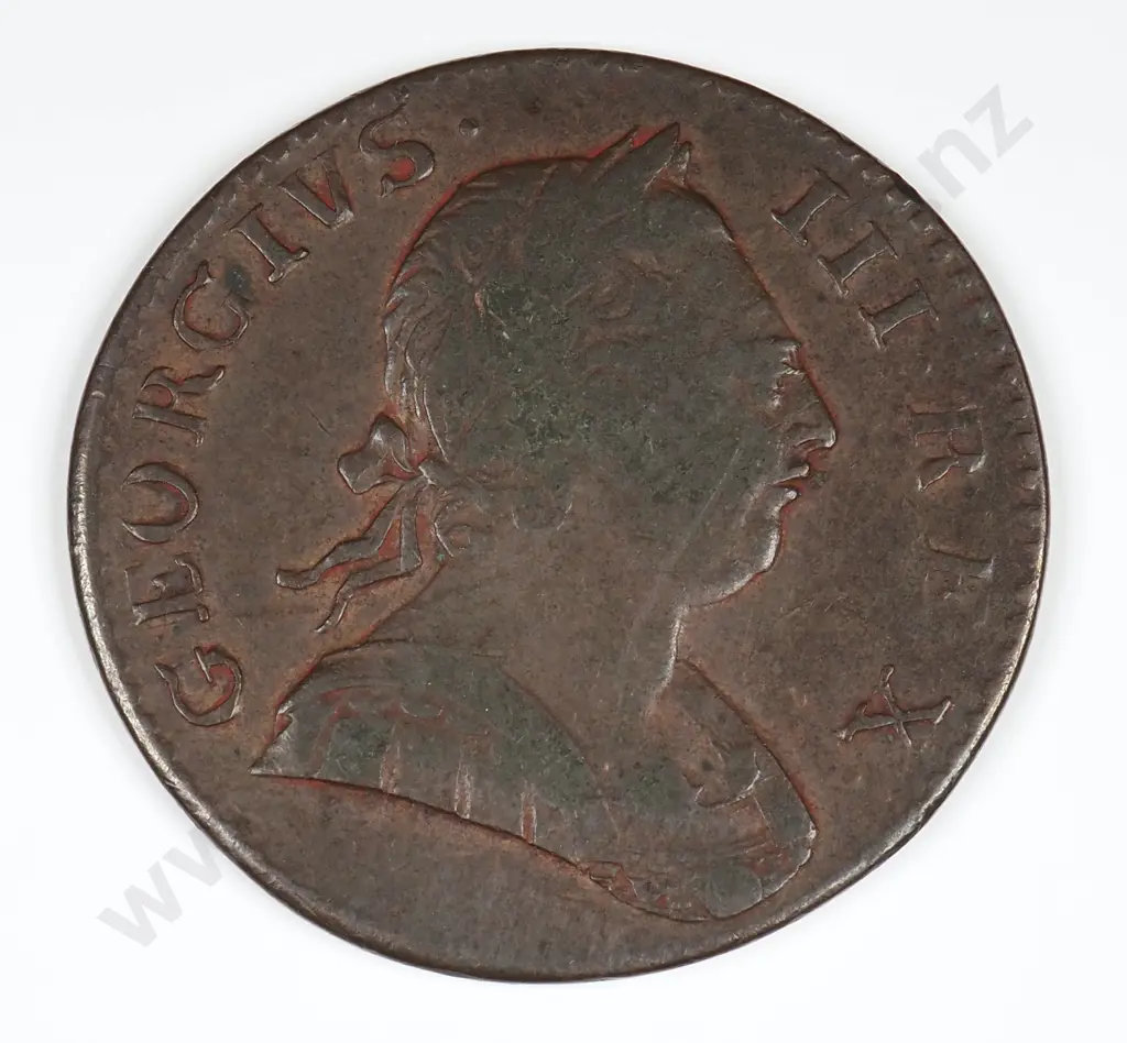 Halfpenny: 1774 - Very Fine Image 1++