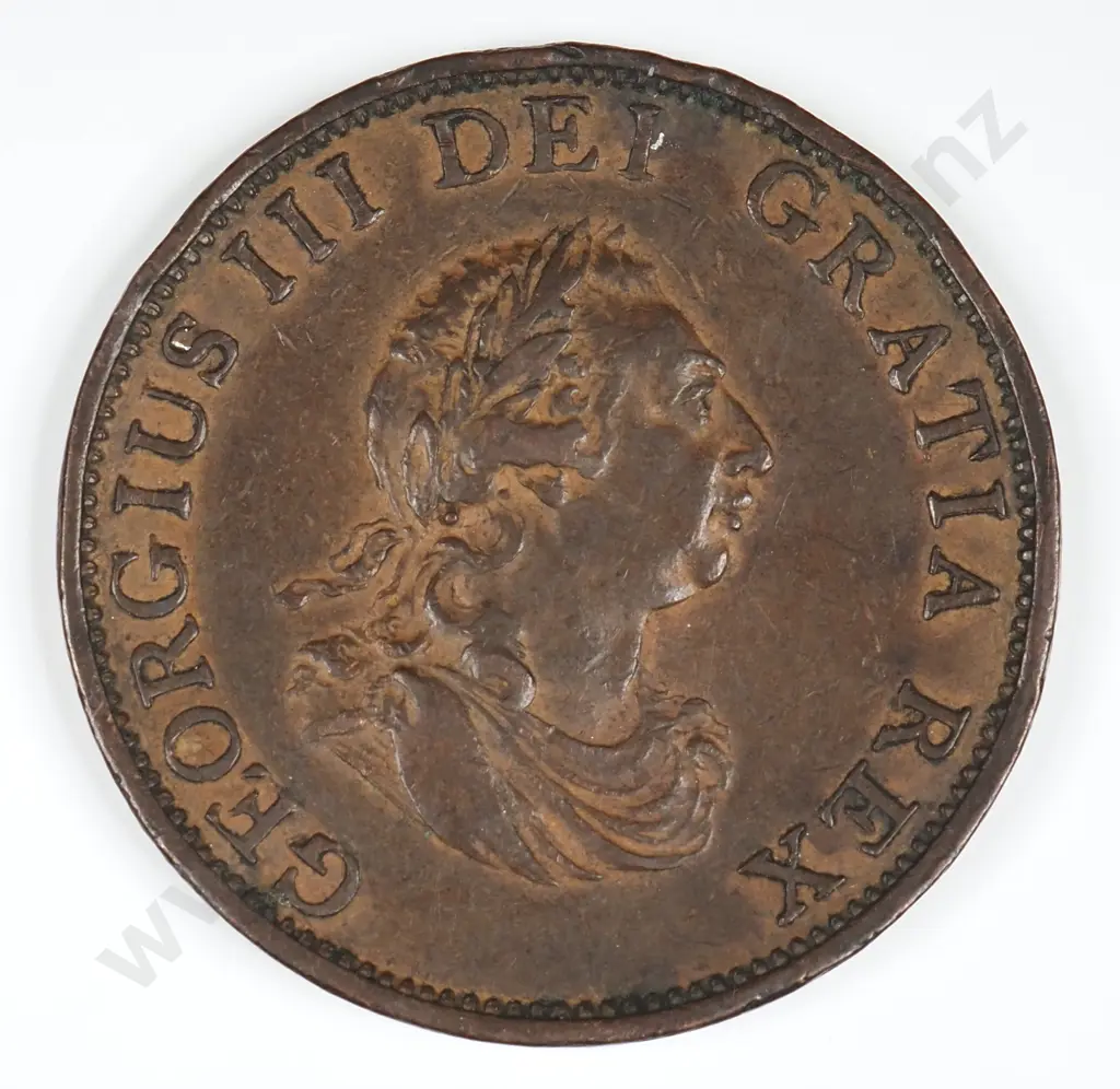 Halfpenny: 1799 - Extremely Fine Image 1++