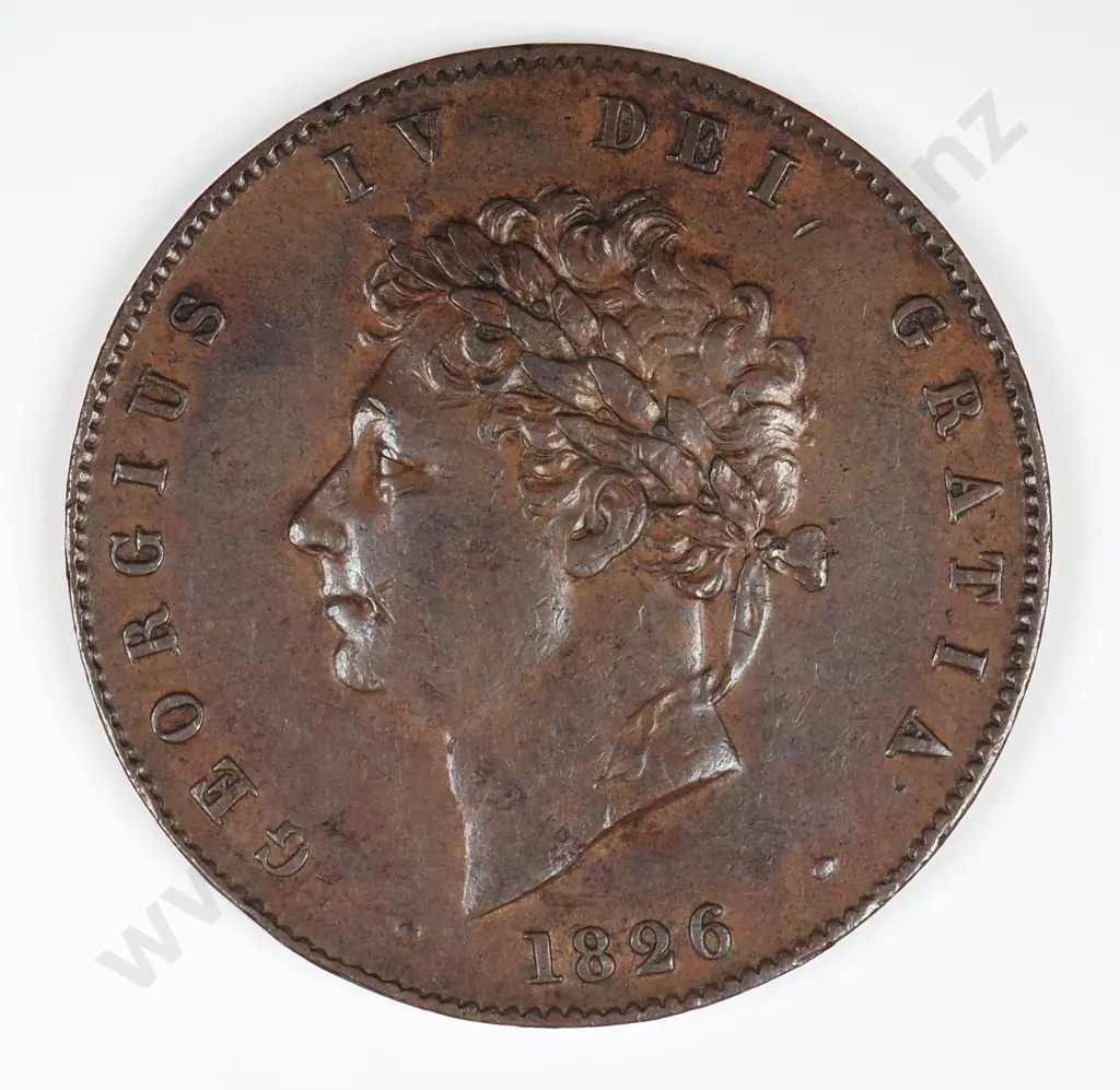 Halfpenny: 1826 - Extremely Fine Image 1++
