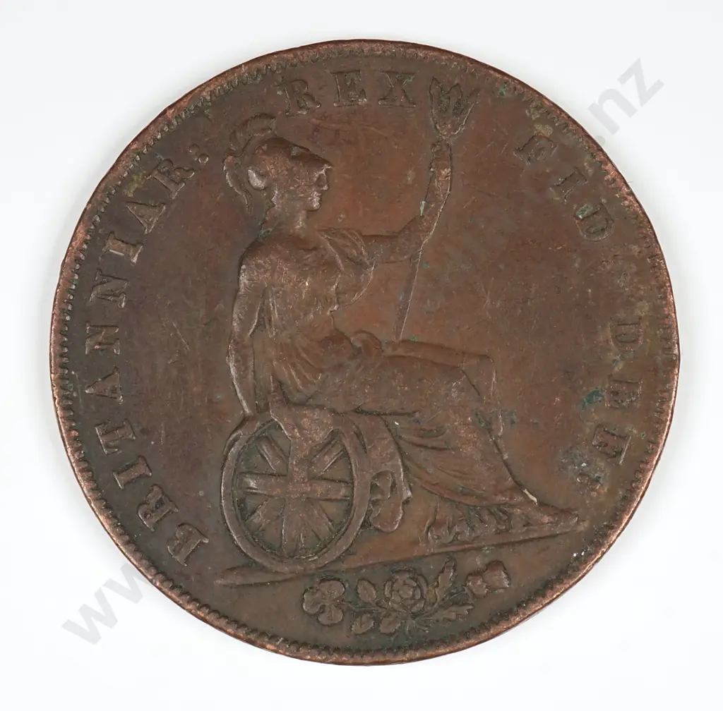 Halfpenny: 1827 - Very Fine Image 1++