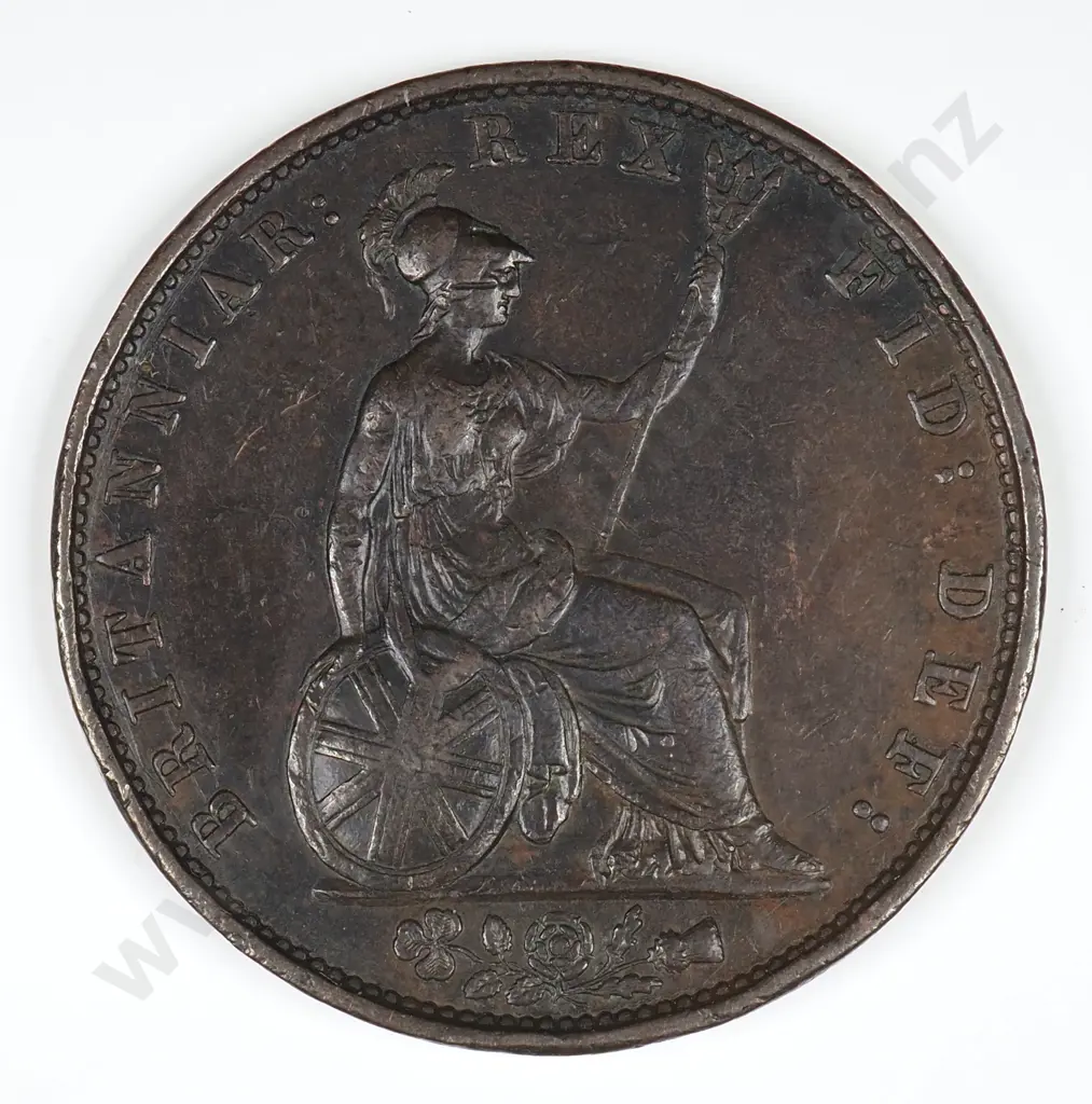 Halfpenny: 1834 - Very Fine Image 1++