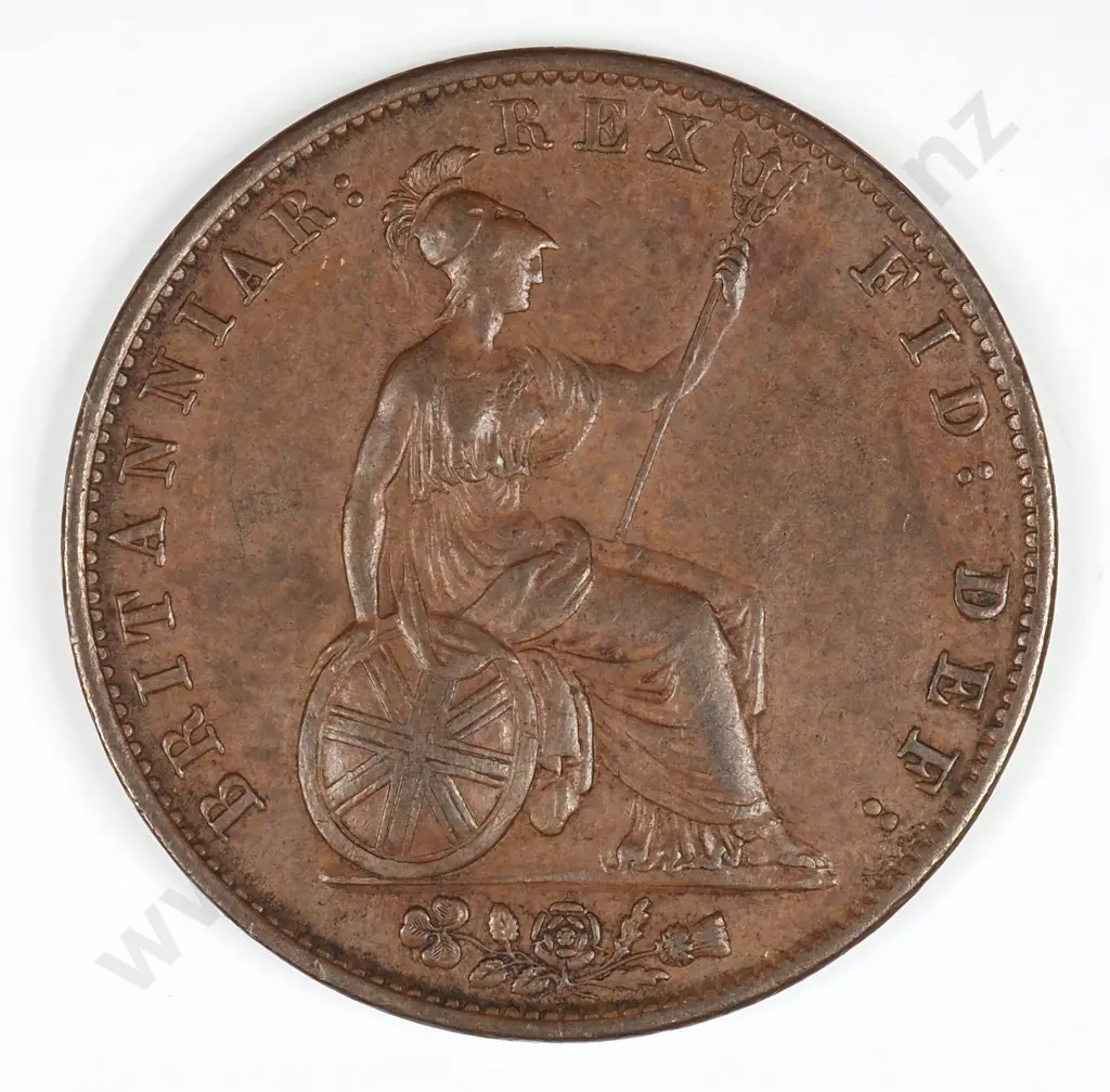 Halfpenny: 1837 - Extremely Fine Image 1++