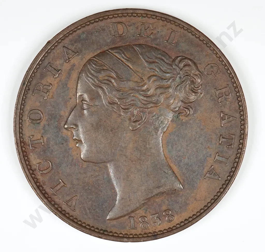 Halfpenny: 1838 - Extremely Fine Image 1++
