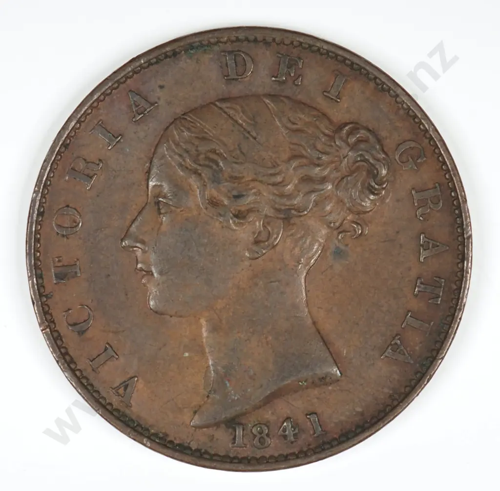 Halfpenny: 1841 - Extremely Fine Image 1++