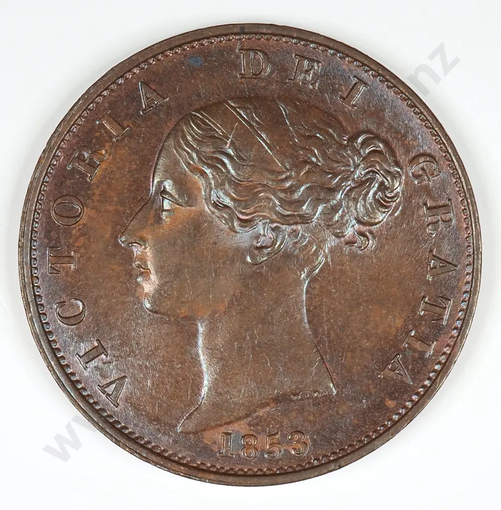 Halfpenny: 1852 - Almost Uncirculated Image 1++