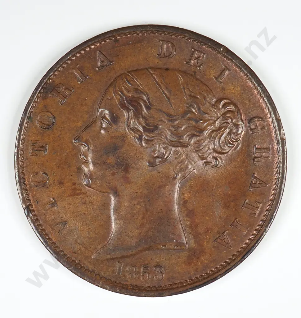 Halfpenny: 1853 - Extremely Fine Image 1++