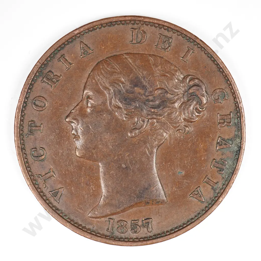 Halfpenny: 1857 - Extremely Fine Image 1++