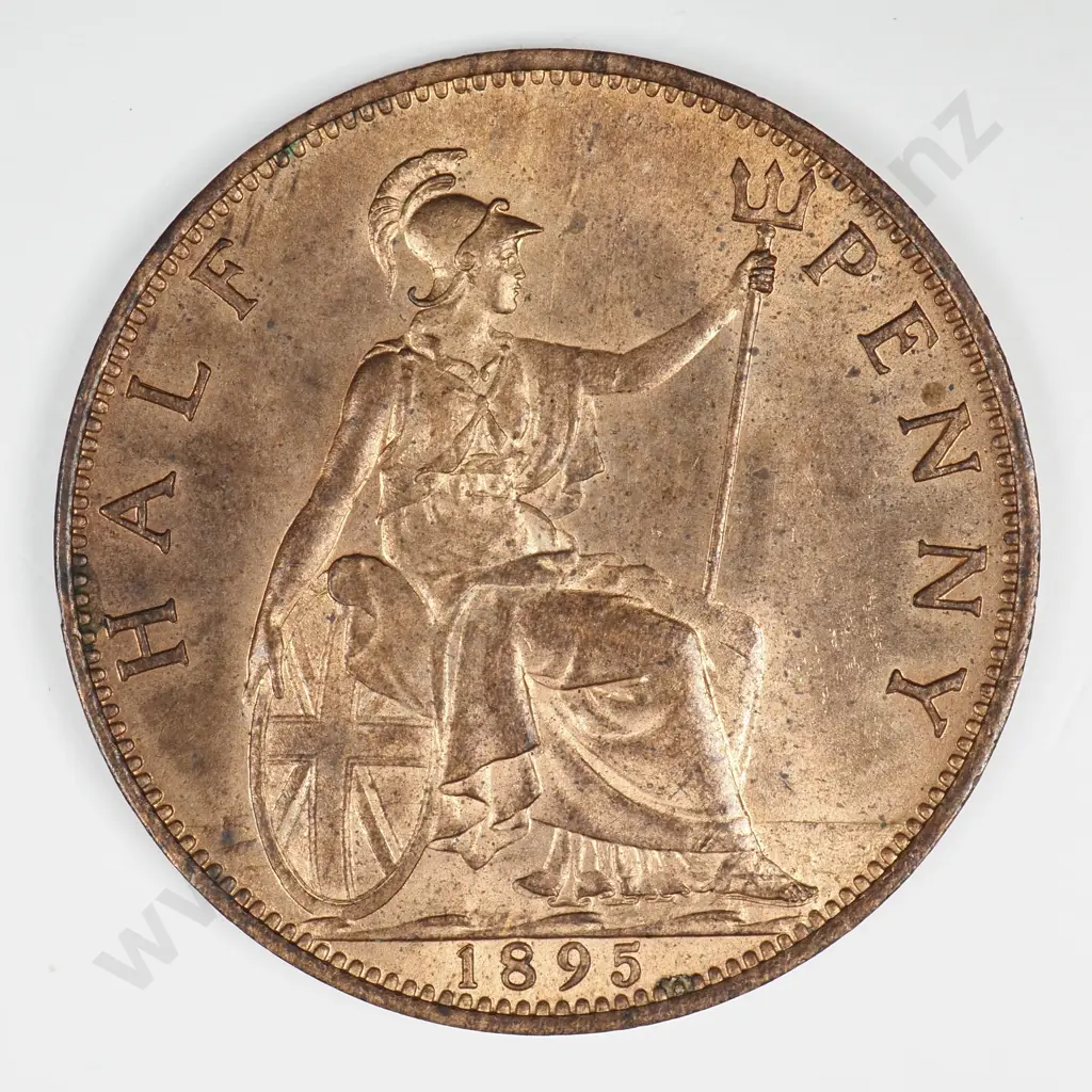 Halfpenny: 1895 - Almost Uncirculated Image 1++