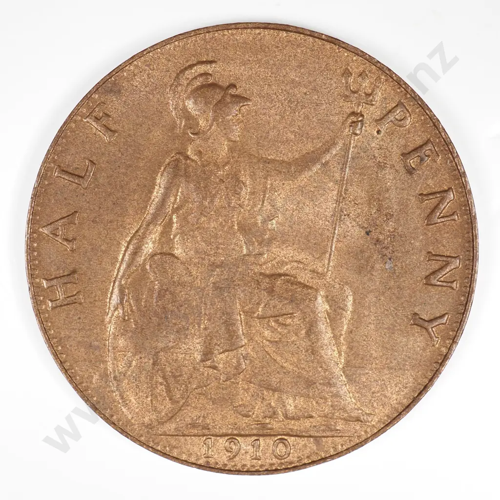 Halfpenny: 1910 - Extremely Fine Image 1++