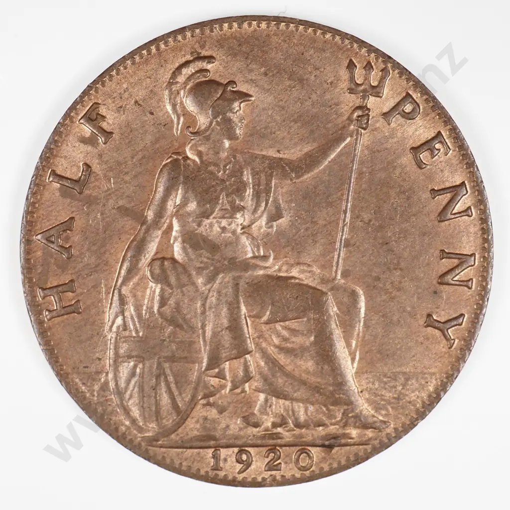 Halfpenny: 1920 - Almost Uncirculated Image 1++