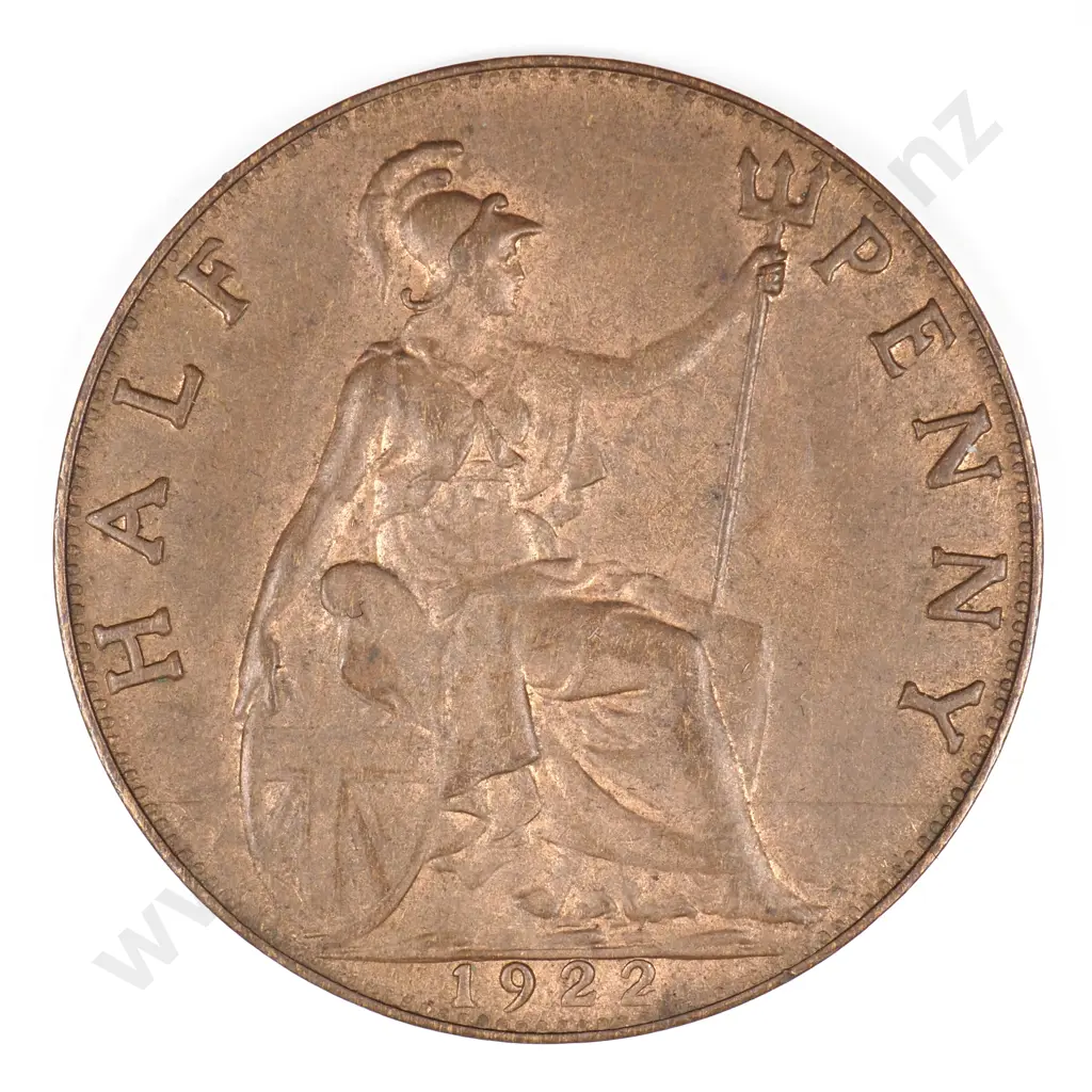Halfpenny: 1922 - Extremely Fine Image 1++