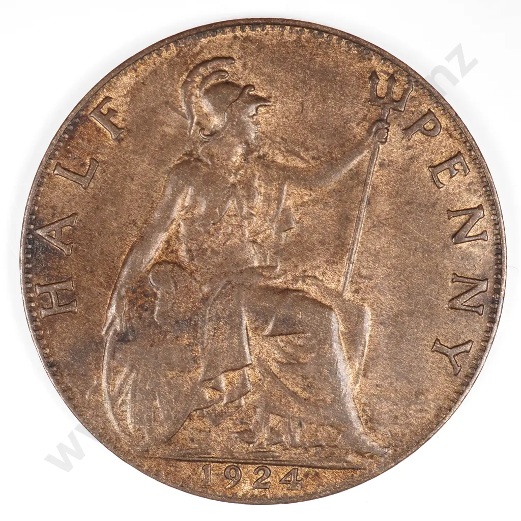 Halfpenny: 1924 - Extremely Fine Image 1++