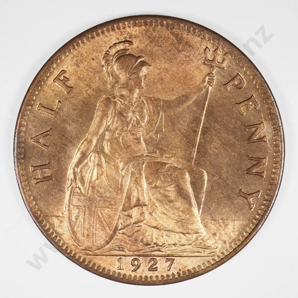 Halfpenny: 1927 - Almost Uncirculated Image 1++