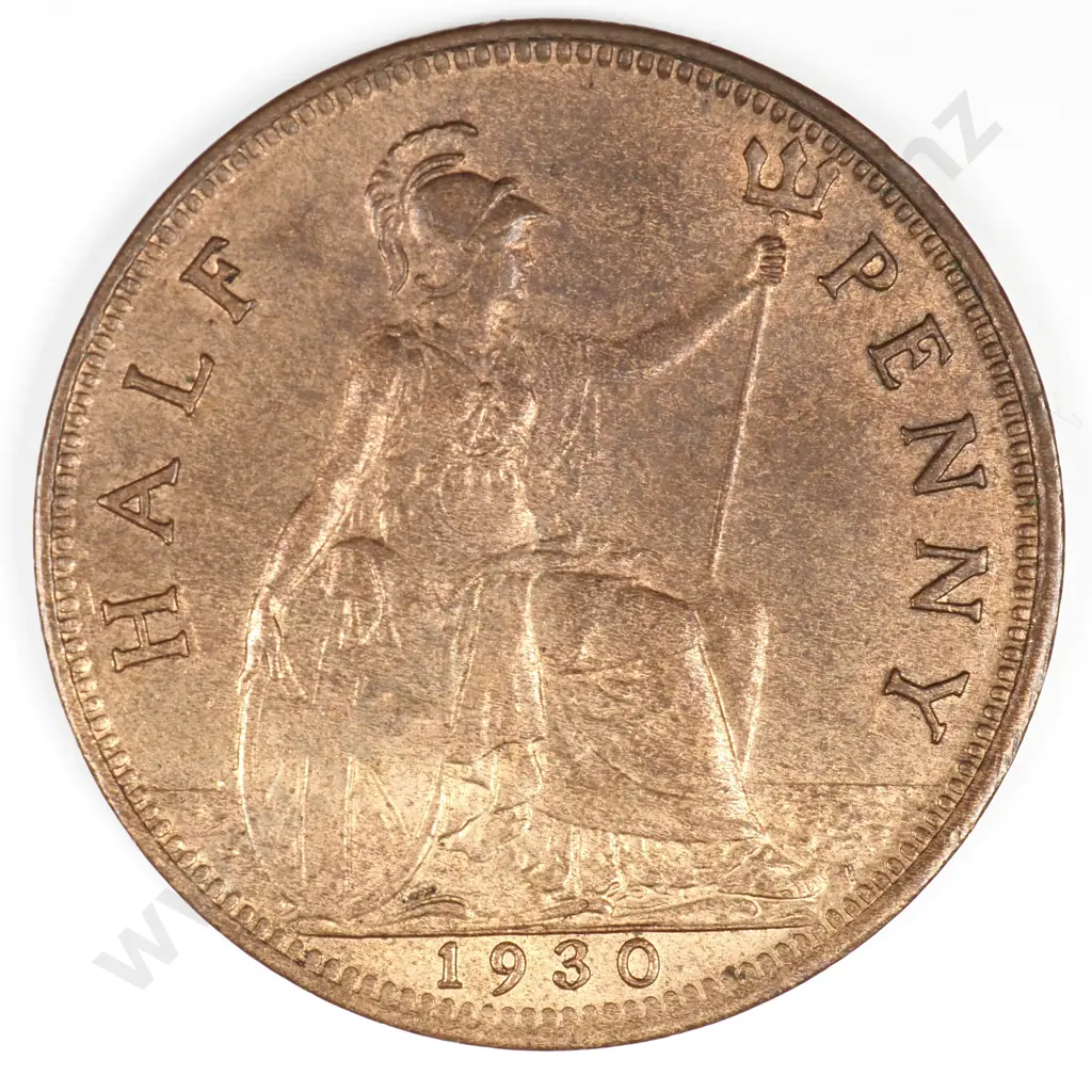 Halfpenny: 1930 - Almost Uncirculated Image 1++