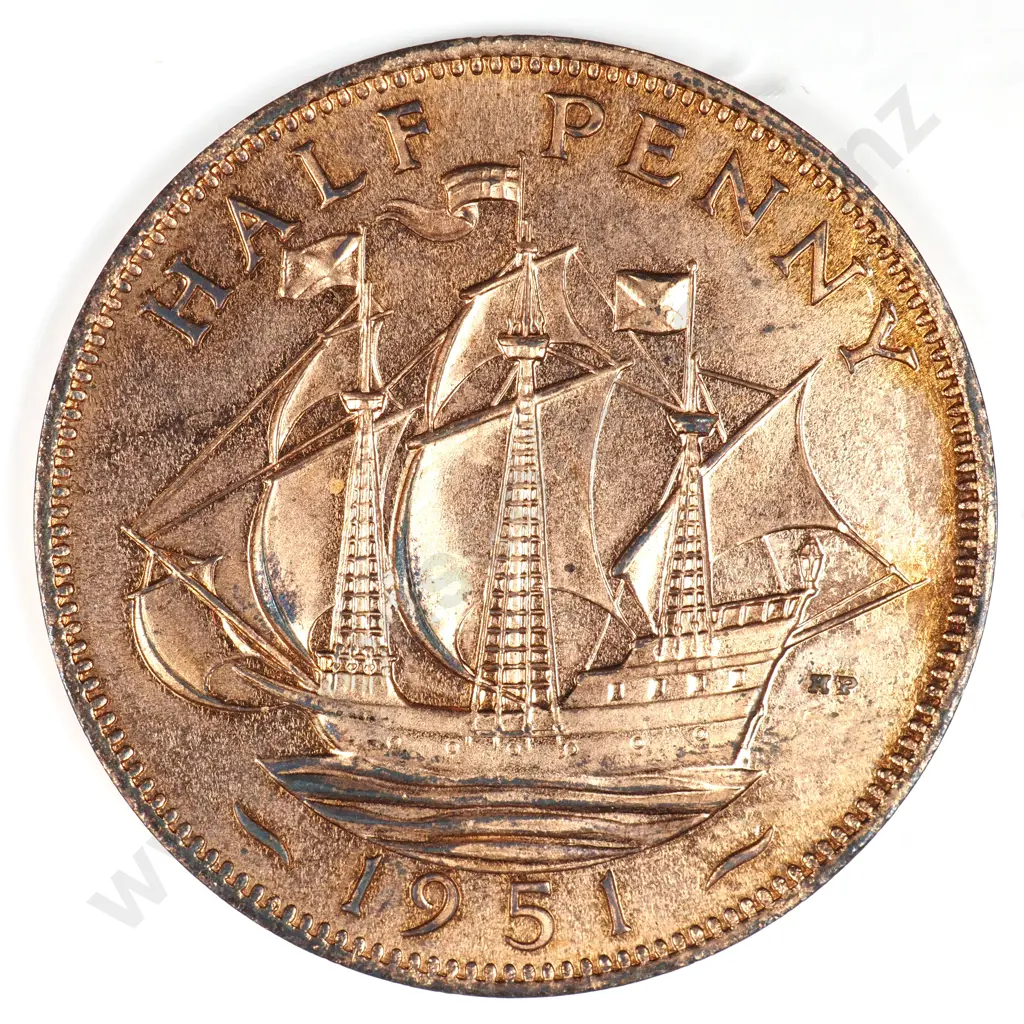 Halfpenny: 1951 - Proof Image 1++