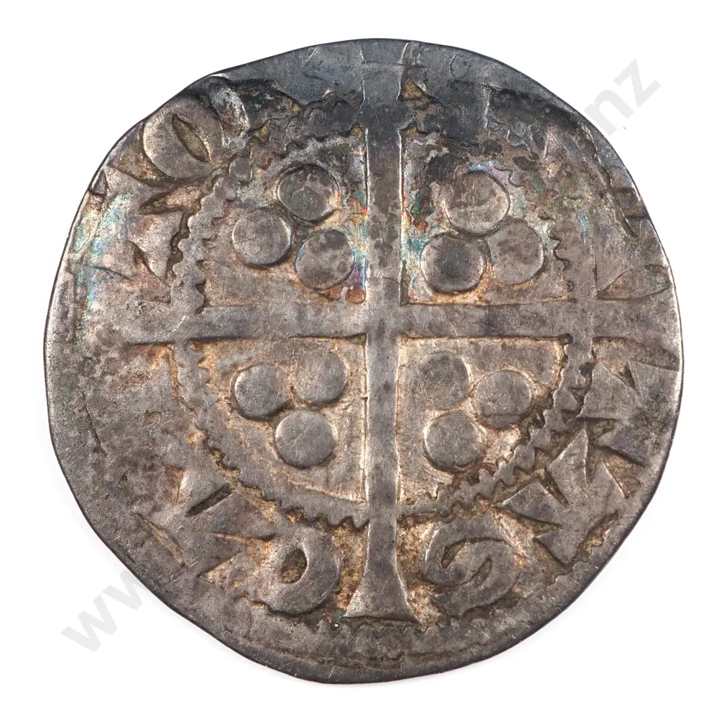Penny: 1305-10 Hammered Silver, Edward I, Canterbury, Type 10 Secondary - Fine Image 1++