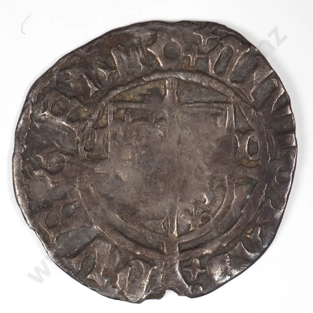 Penny: 1509-26 Hammered Silver, Henry VIII, Durham Mint, Spink Number 2332 - Fine Image 1++
