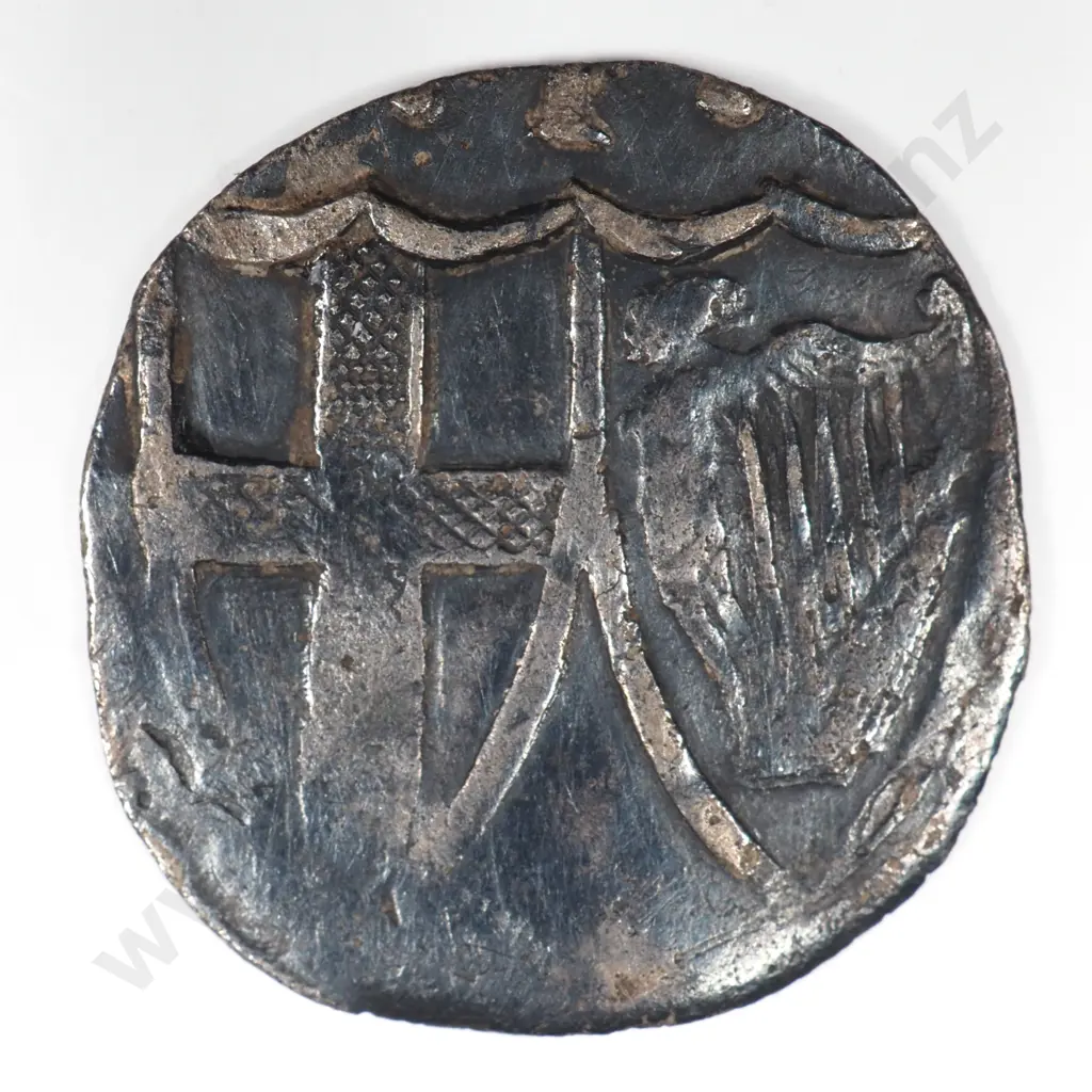 Penny: 1649-60 Hammered Silver - Fine Image 1++