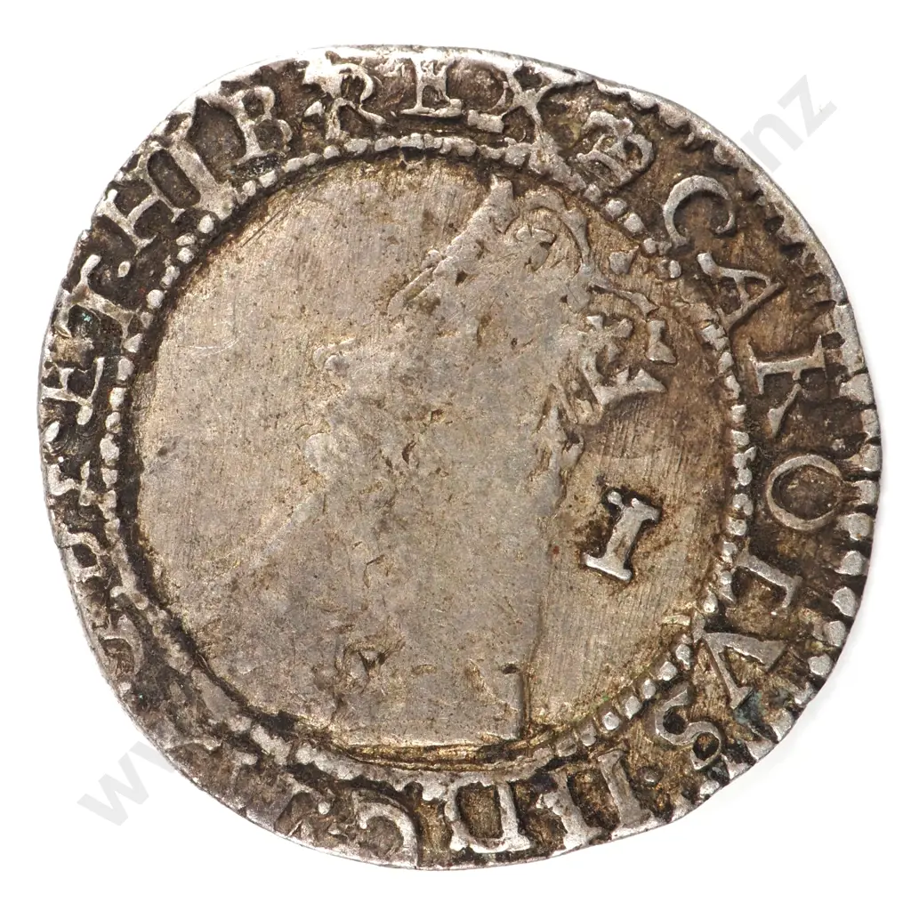 Penny: 1660-62 Hammered Silver, Charles II, Mintmark Crown, Spink Number 3327 - Fine Image 1++