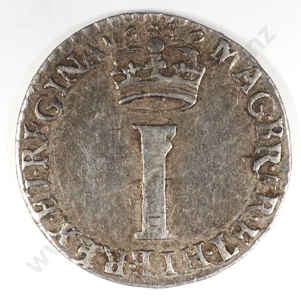 Penny: 1689 Silver, Spink Number 3444 - Very Fine Image 1++