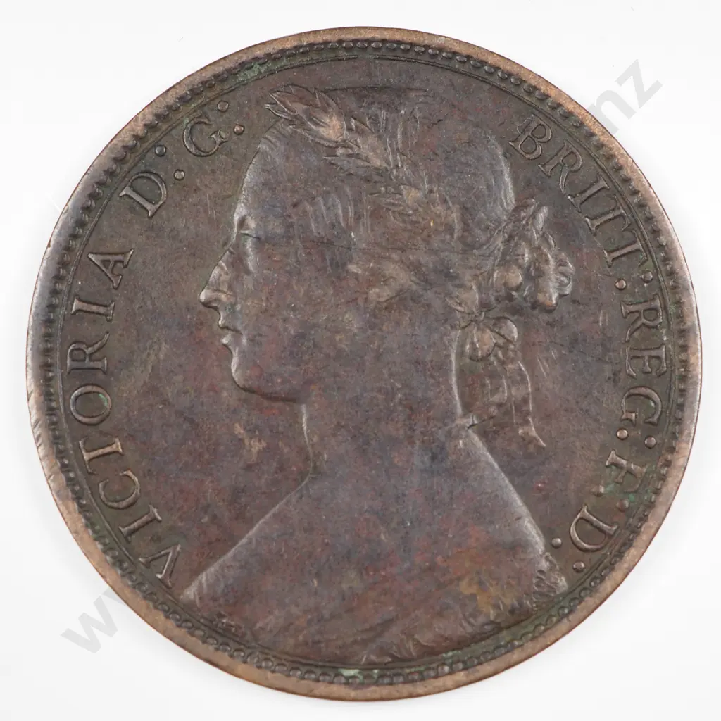 Penny: 1875 - Very Fine Image 1++