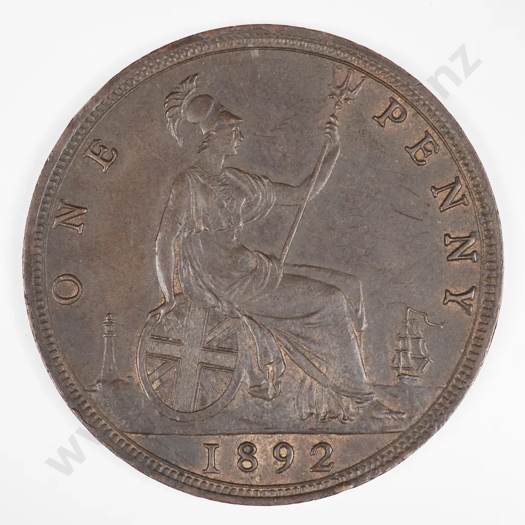Penny: 1892 - Extremely Fine Image 1++