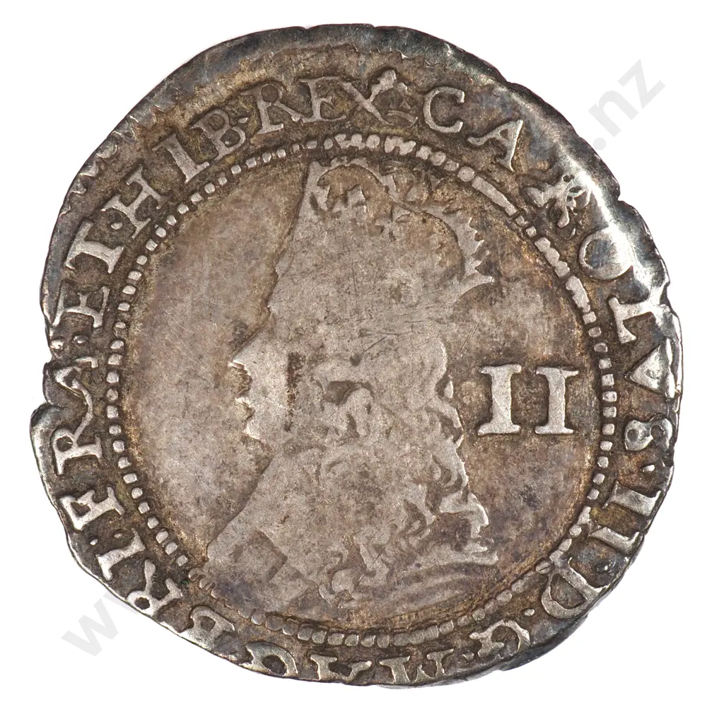 Half Groat & Twopence: 1660-62 ( No Date ), Charles II, Spink Number 3226 - Good Fine Image 1++