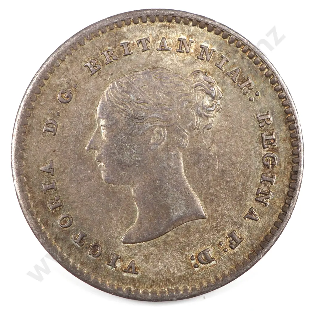 Half Groat & Twopence: 1838 - Almost Uncirculated Image 1++