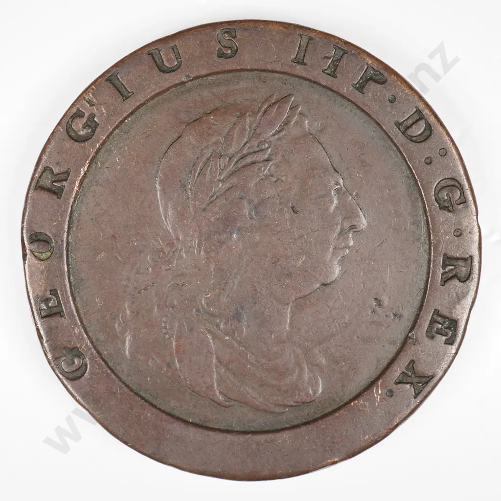Half Groat & Twopence: 1797 Cartwheel - Fine Image 1++