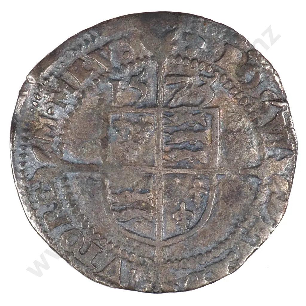 Threepence: 1573, Elizabeth I, Spink Number 2566 - Fine Image 1++