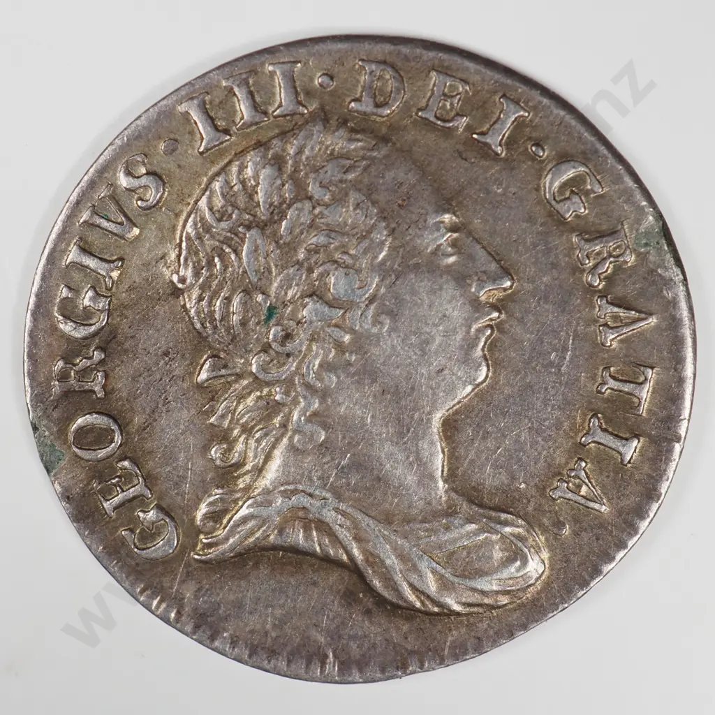 Threepence: 1763 - Extremely Fine Image 1++