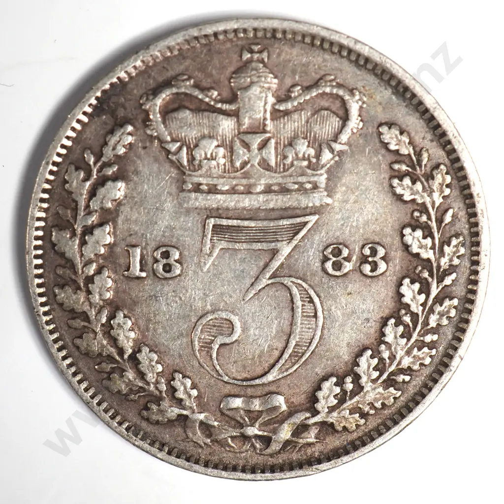 Threepence: 1883 - Very Fine Image 1++