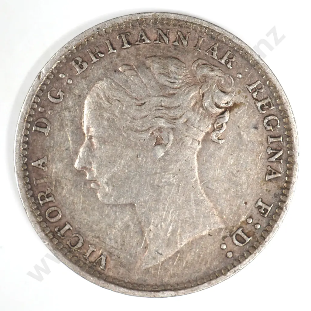 Threepence: 1883 - Very Fine Image 1++